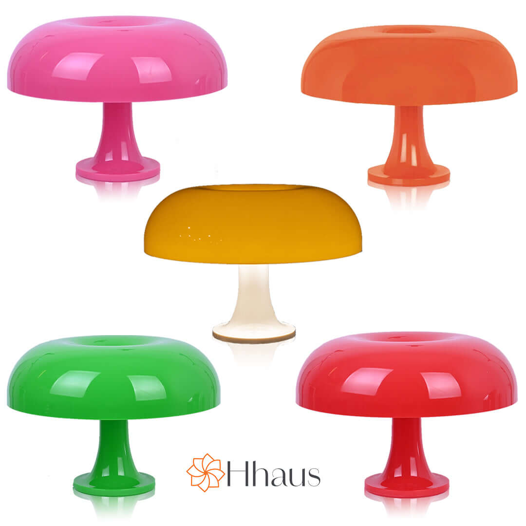 five different Hhaus lamp colour options